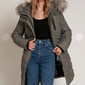 Point Zero - Long hooded winter coat with zip out down liner and removable hood